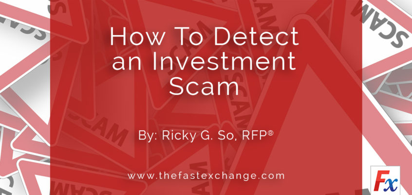 How To Detect An Investment Scam