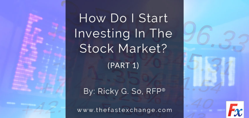 How Do I Start Investing In The Stock Market? (PART 1)