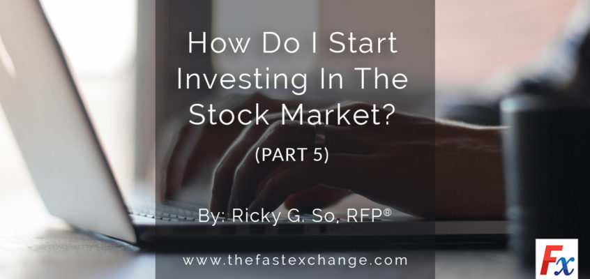 How Do I Start Investing In The Stock Market? (PART 5)