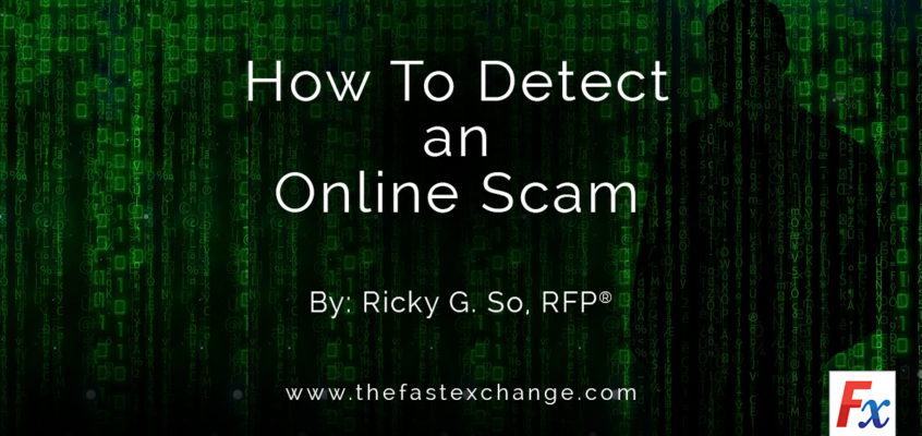 How To Detect An Online Scam